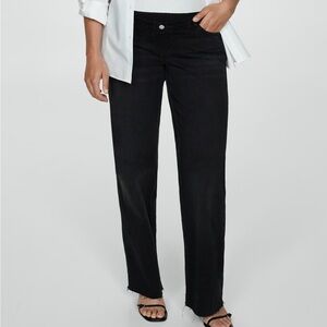 Mango Maternity Wide Leg Jeans